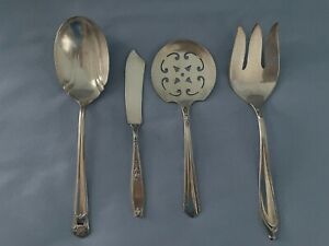 Silverplate 4 Serving Pieces