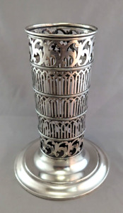  Antique Art Nouveau Wilcox Wagoner Sterling Silver Vase Holder 154 Gr
