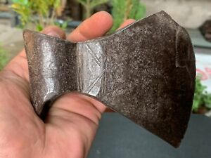 Ancient Old Indian Iron Hand Forged Combat Axe Battle Axe Head Blade Hatchet