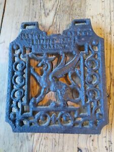 Antique Cast Iron Griffin Gothic Design Hook On Or Free Standing Trivit