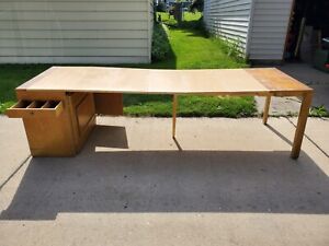 The Watertown Slide Expanding Slide Table 110 Complete 6 Leaves 1950 S