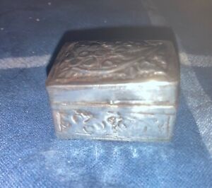 Antique Small Silver Box