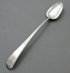 Hester Bateman Sterling Silver Stuffing Spoon London 1778