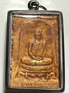 Phra Lp Prom Rare Old Thai Buddha Amulet Pendant Magic Ancient Idol 29