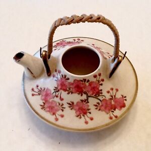  Antique Japanese Kyoto Satsuma Hand Painted Miniature Teapot