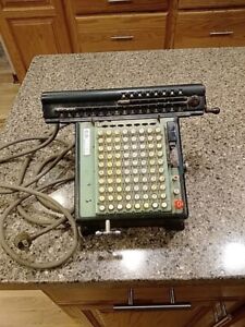 Vintage Monroe High Speed Adding Calculator Machine