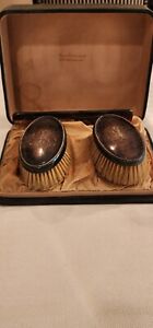 Antique Sterling Hair Brush And Comb Set W Original Box