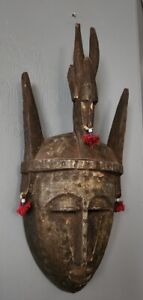 Antique Marka Mask Wood Bronze Mali African Art 20 Bambara