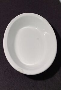 Antique T R Boote England Large Oval White Ironstone Serving Bowl 10 5 X 8 