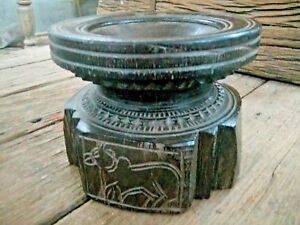 Rare Old Tribal Wooden Farming Equipment Used For Planting Seeds Bijani
