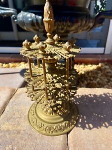 Victorian Brass Spool Thread Holder
