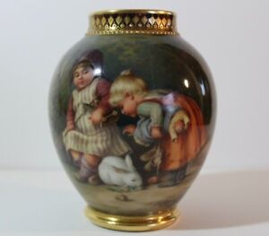 Beautiful Royal Vienna Vase 19th Century