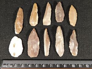 Big Lot Of Ten Ancient Neolithic Artifacts From Borj Sud Morocco 1 03