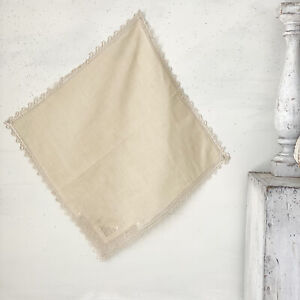 Set 21 X 21 Selling Individually Lace Linen Napkins Holiday Thanksgiving Chr