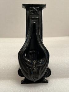 Vintage Art Nouveau Black Cast Iron 7 5 8 Door Knocker