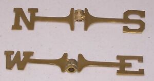 Weathervane Directionals 12 Brass For Cottage Weathervanes Fits 3 8 Rods