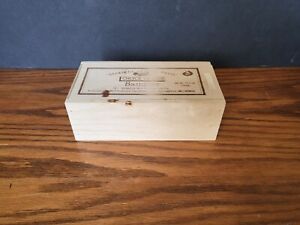 Vintage Wood Choice Cheese Sampler Box With Sliding Top 7 25 X 3 5 X 2 5 