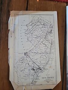 Vintage New Jersey Map