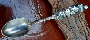 Sterling Silver Danial Low Easter Chicks And Eggs Souvenir Spoon No Monogram