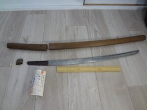 Rare Japanese Sword Wakizashi Katana Edo Samurai Tanto Vintage 