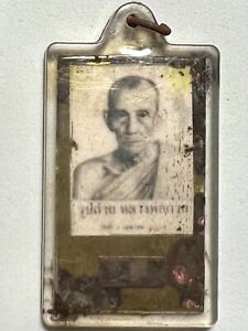 Phra Lp Kuay Rare Old Thai Buddha Amulet Pendant Magic Ancient Idol 39