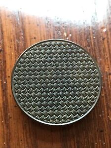 Antique 1 Self Shank Goodyear Tire Rubber Basketweave Coat Button 1851 Irc Co