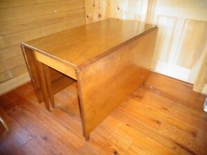 Ea Clore Sons Tapered Leg Drop Leaf Table Dining Library Conference Room Va Uva