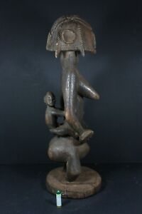 African 22 5 Nummo Maternity Fertility Statue Dogon Mali Tribal Art Crafts