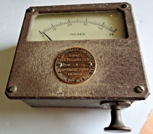 Antique Liquidmeter Midget Levelometer Science Instrument Tank Liquid Measure