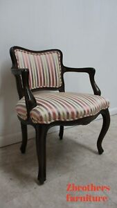 Vintage 1950s Baker Furniture French Living Room Arm Lounge Chair B