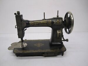 Antique C1917 Vtg White Family Rotary Sewing Machine Serial Fr2641122 As Is
