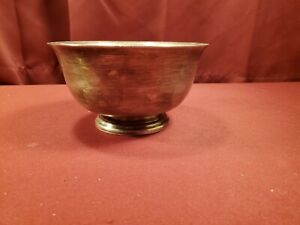 Wilcox International Silver Bowl 3 1 4 Tall 6 Wide At Top