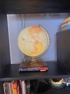 Reploge 10 Inch Precision Globe On Stand Lights Up