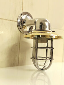 Victorian Theme Solid Aluminium Metal Swan Wall Sconce Light With Brass Shade