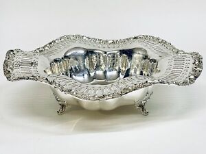 Stunning Antique Baroque Style Webster Wilcox International Silver Plate Bowl