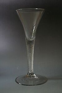18th Century Air Twist Wine Glass Circa 1770