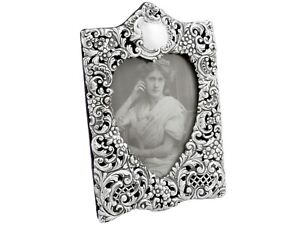 Antique Edwardian Sterling Silver Photo Frame 1901