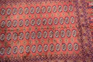 Beautiful Hand Knotted Bokhara Rug 7 9x10 5 Rare And Nice Colors Nice Bo810