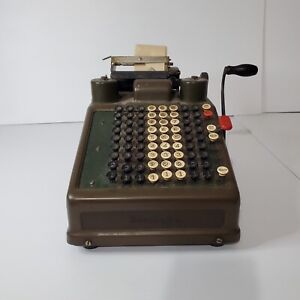Vintage Burroughs Adding Machine Company Vintage Antique Mathematics Calculator