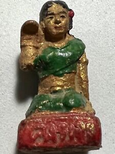 Nang Kwak Luck Lady Phra Lp Tae Rare Old Thai Buddha Amulet Pendant Magic Idol61