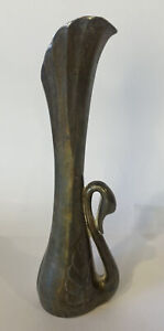 Vintage Oneida Silverplate Swan Bud Vase 7 Art Deco Art Nouveau