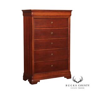 Thomasville Impressions Louis Philippe Style Cherry Tall Dresser