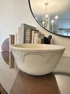 Antique 1800 S Ironstone Relief Molded Bowl