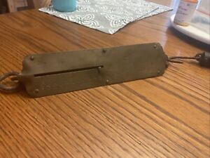Antique 80 In 15 H Chatillon Improved Balance Spring Hanging Scale Sold As Is