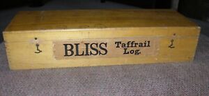 Ca 1867 John Bliss Co Ny Usa Boat Ship Taffrail Log And Spinner In Box