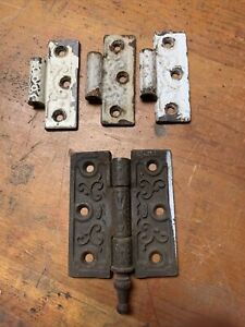 4 Ornate Eastlake Victorian Steeple Tip Hinges 3 5 X 3 X 2 5 Complete Parts
