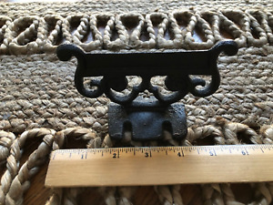 Antique Small Cast Iron Boot Scraper Surface Mounted 5 Long