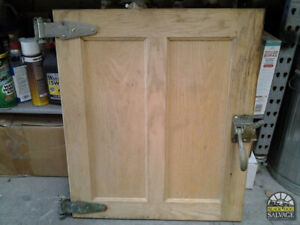 Ice Box Door Oak With Original Mccray Hardware