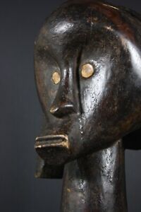 African 16 5 Byeri Ancestor Head Statue On Stand Fang Gabon Tribal Art Crafts