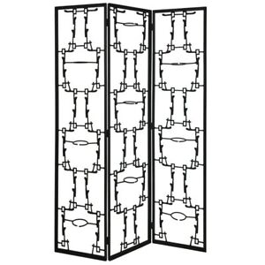 Mid Century Modern Brutalist Abstract Room Divider Screen